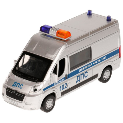 Игрушка Машина Citroёn Jumper Полиция Технопарк JUMPER-14POL-SR